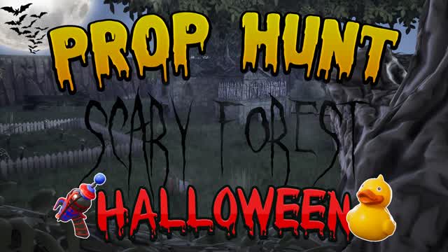 PROP HUNT HALLOWEEN FOREST👻 — Fortnite Creative map cover art