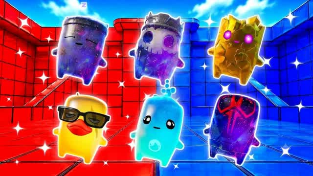 RED VS BLUE CR2 — Fortnite Creative map cover art