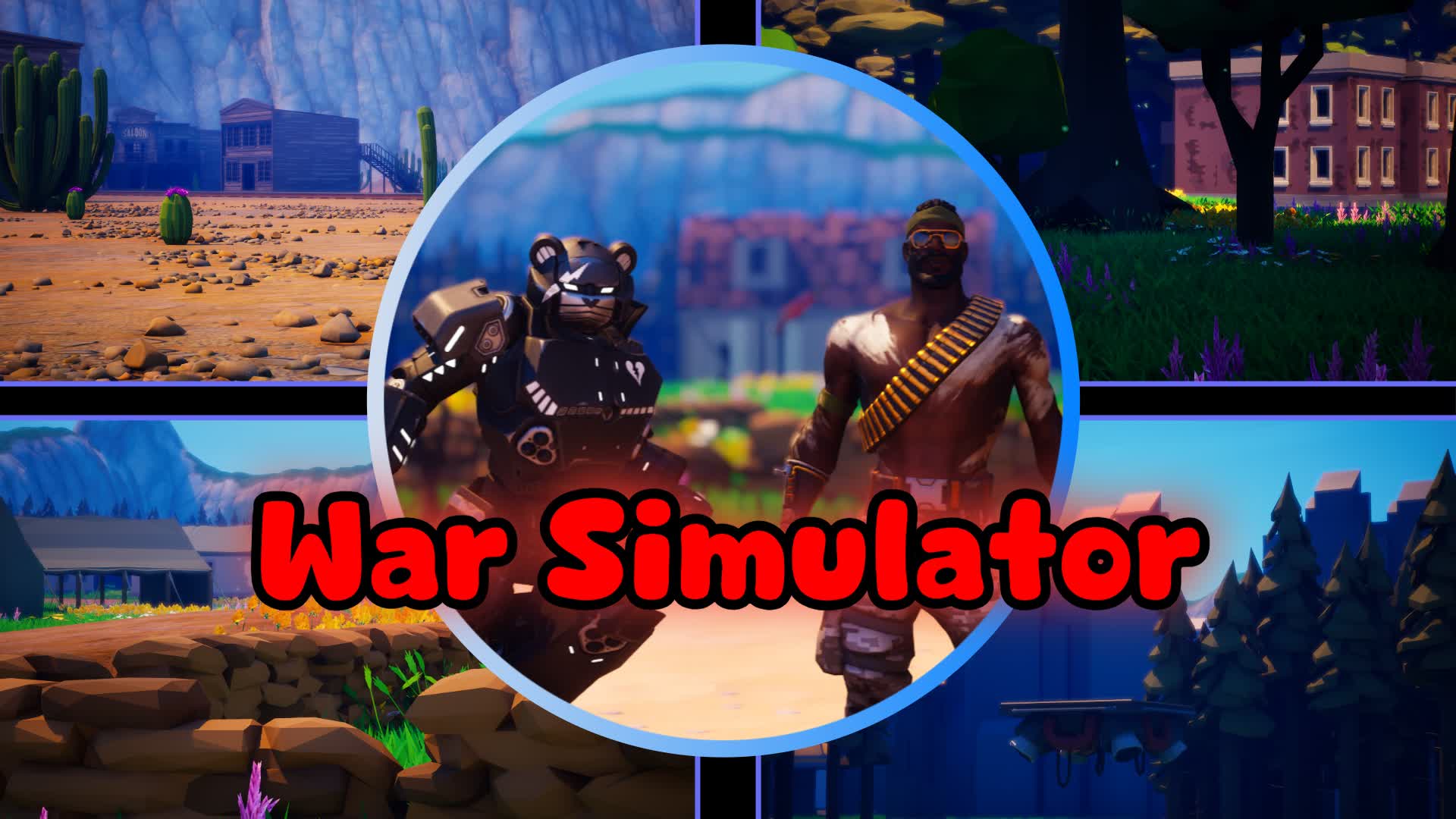 War Simulator — Fortnite Creative map