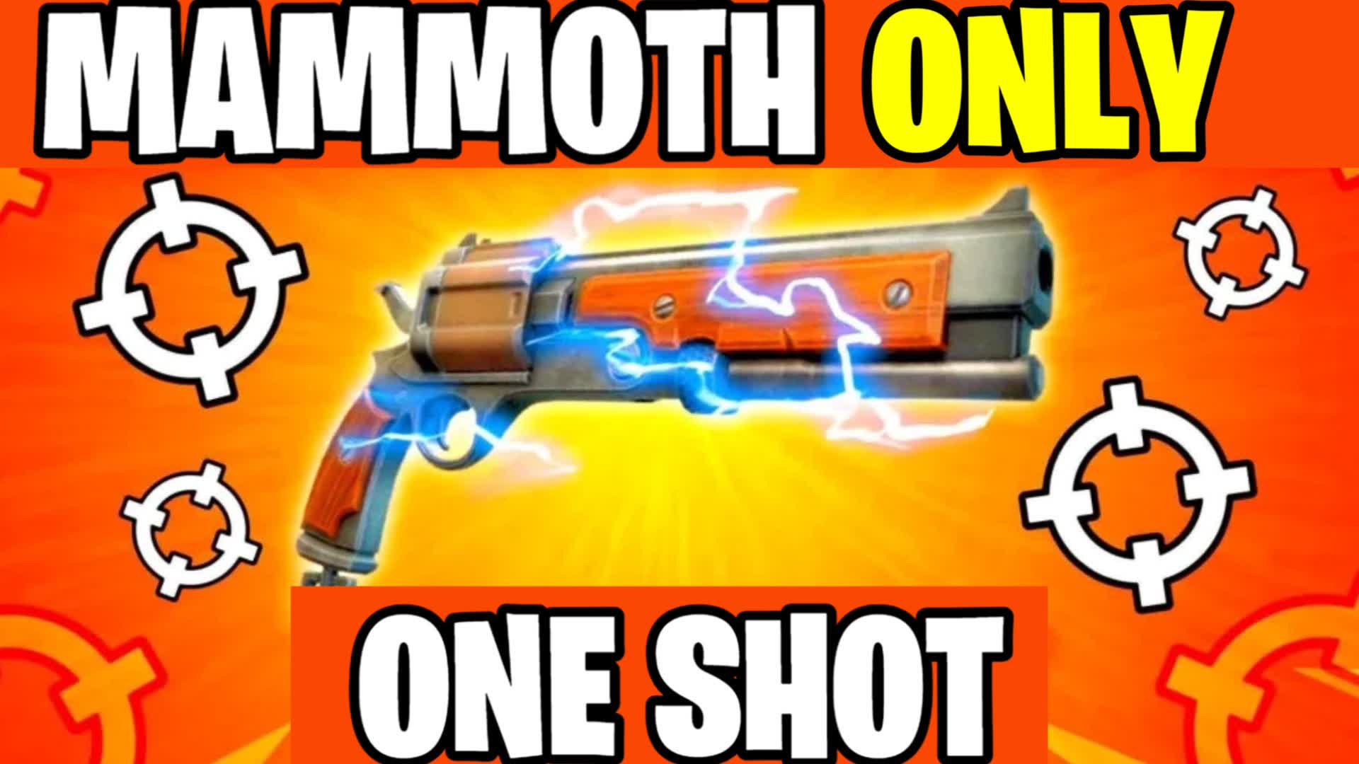 MAMMOTH ONLY PISTOL ONE SHOT — Fortnite Creative map