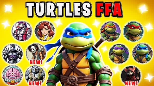 Turtles FFA ⭐ — Fortnite Creative map cover art