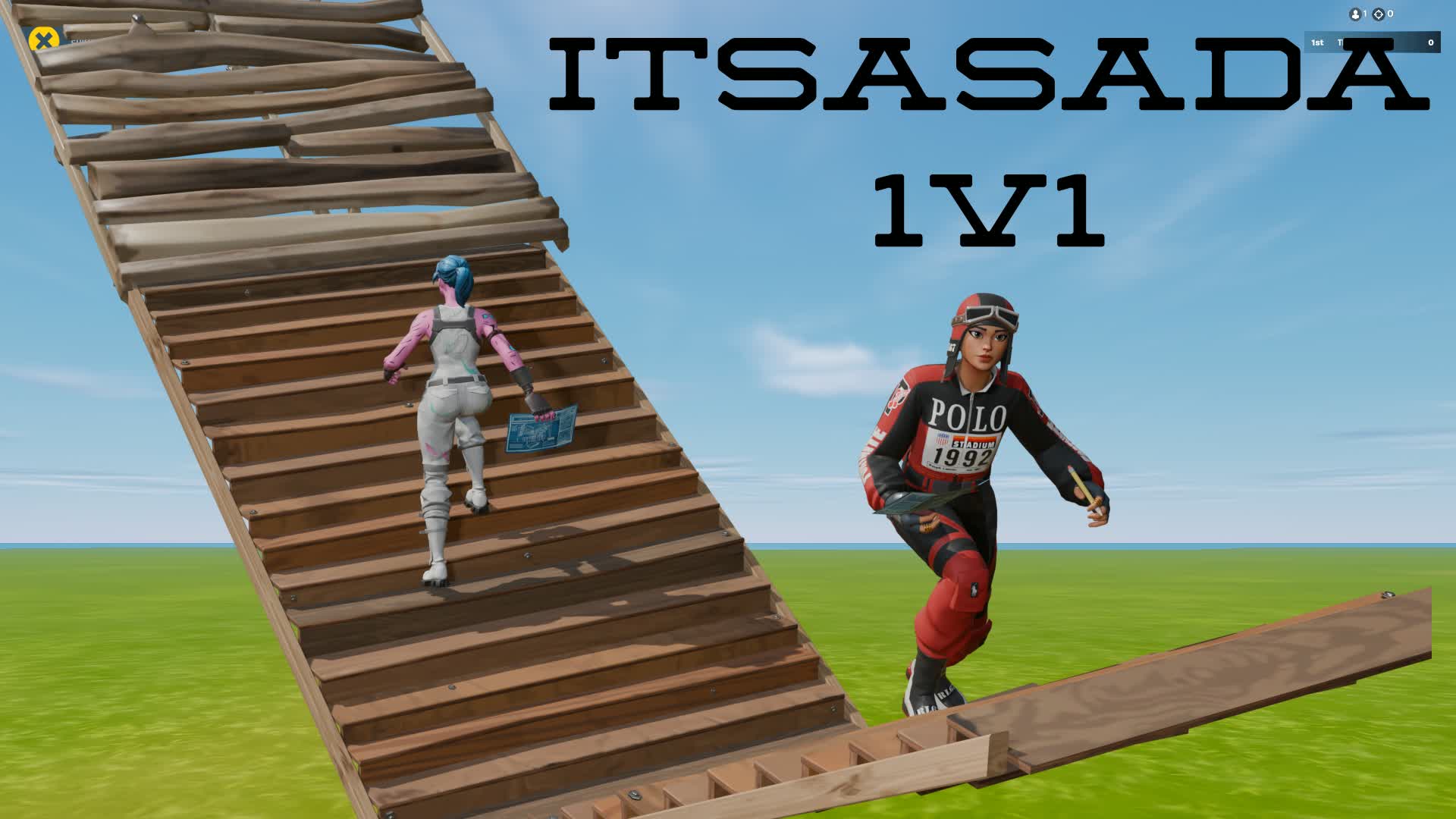 itisasada's 1v1 build fights🤩 — Fortnite Creative map