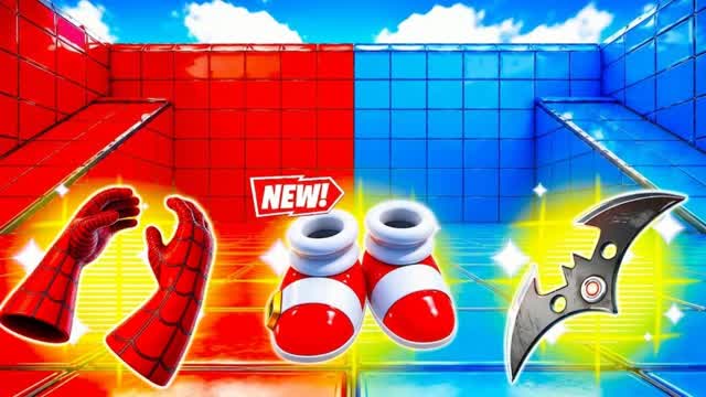 RED VS BLUE LAST TEAM STANDING 🔴🔵 — Fortnite Creative map