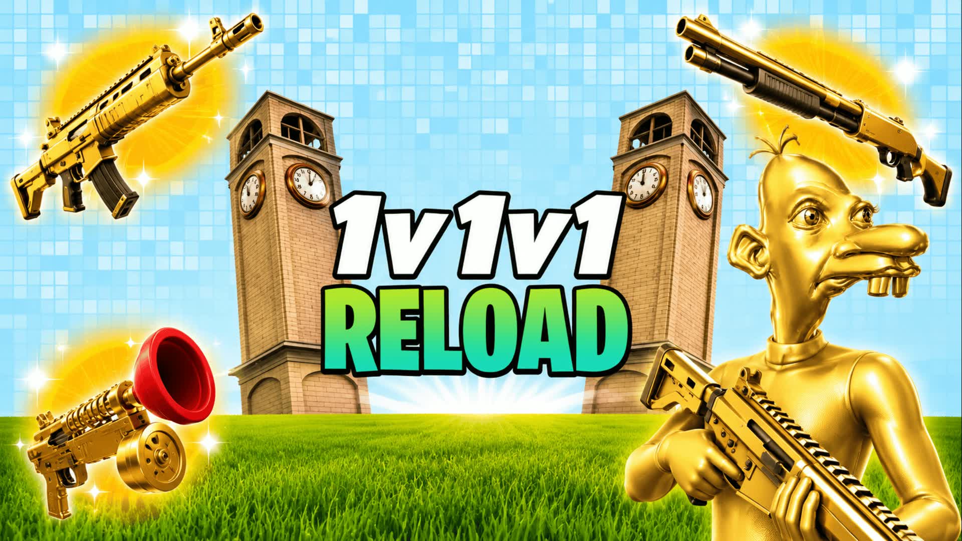 NEEGY 1V1V1 RELOAD — Fortnite Creative map