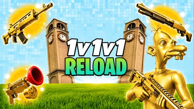 NEEGY 1V1V1 RELOAD — Fortnite Creative map cover art