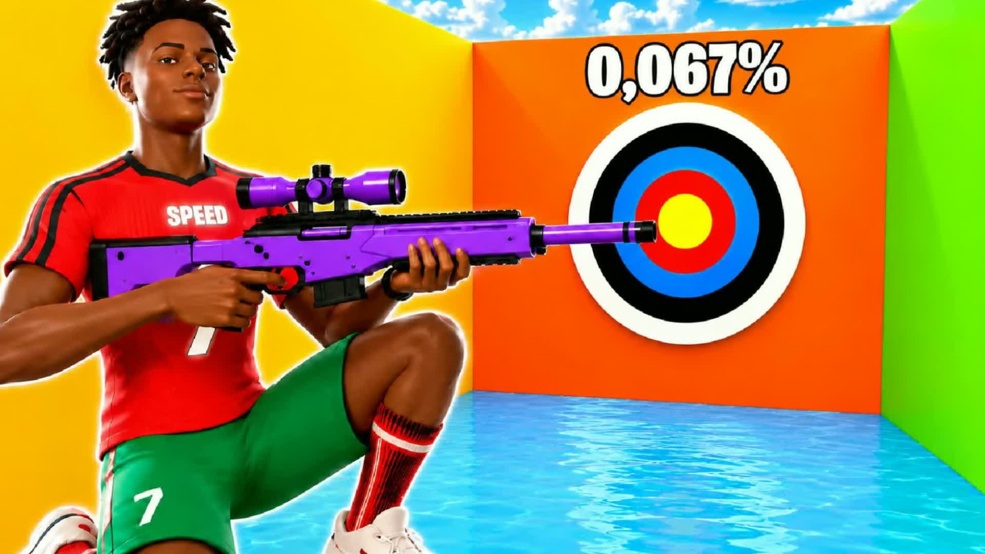 🕹️🎲 MASTER TRICKSHOT SUPER PARKOUR 🌌 — Fortnite Creative map