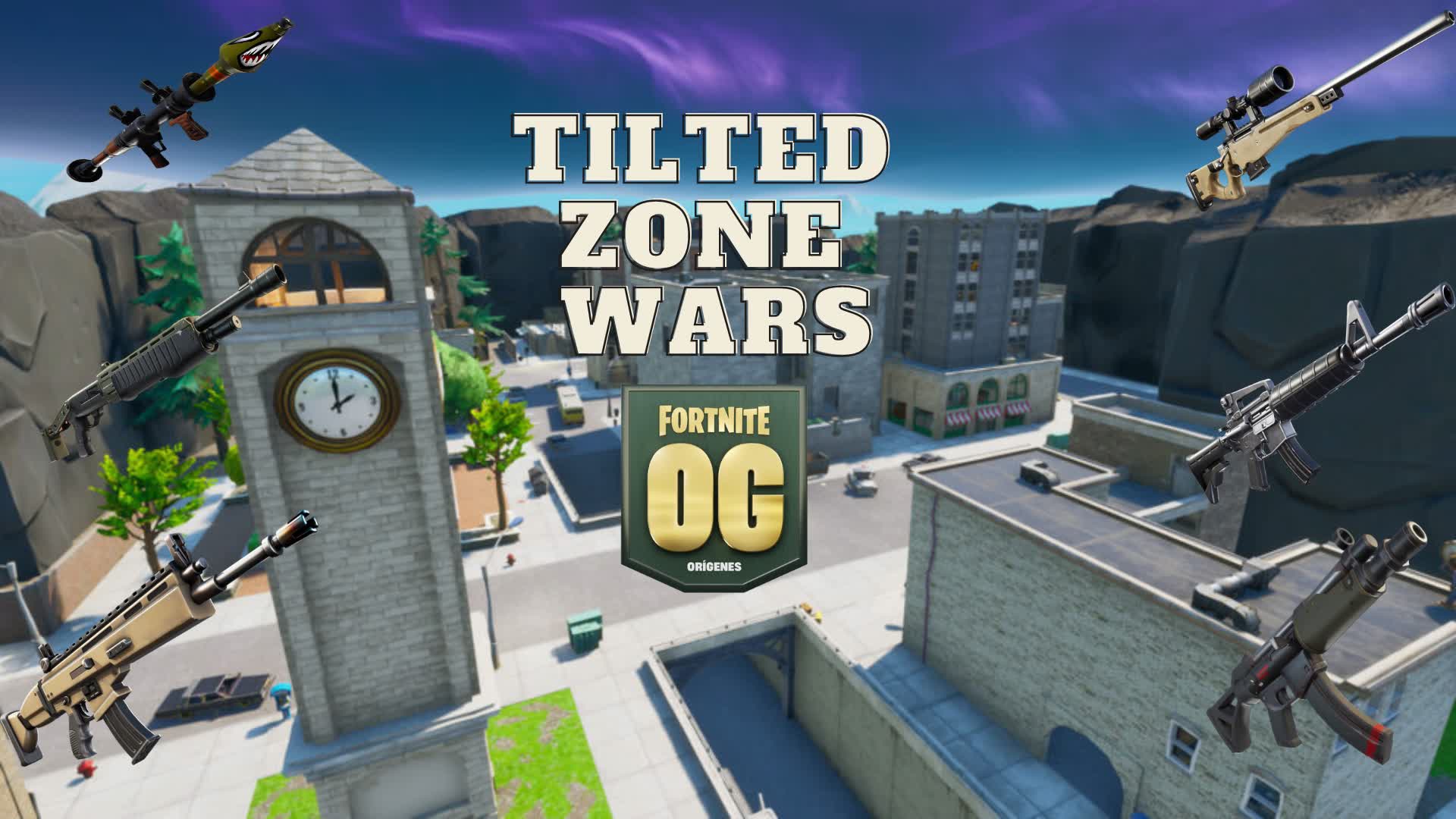 ⭐TILITED ZONE WARS (OG GRAPHICS)⭐ — Fortnite Creative map