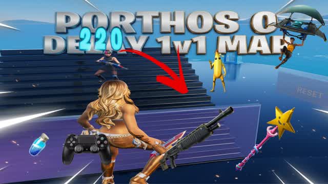 Porthos 1v1 — Fortnite Creative map