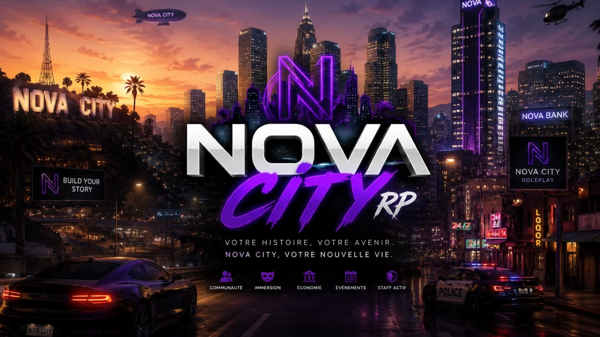 Nova City RP — Fortnite Creative map