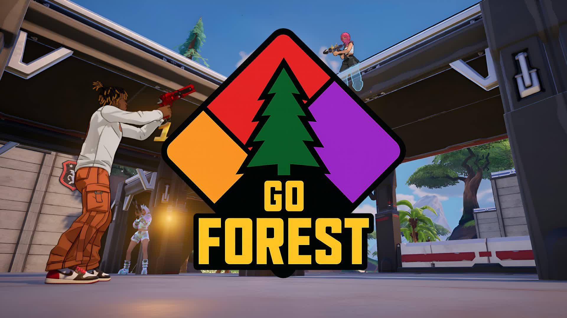 Go Forest🌲Zone Wars 🌀 FFA — Fortnite Creative map