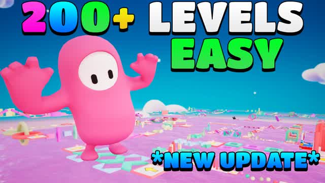 EASY 200 LEVELS OBBY PARKOUR — Fortnite Creative map