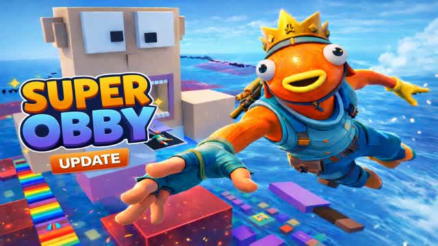 DEFAULT OBBY PARKOUR — Fortnite Creative map cover art