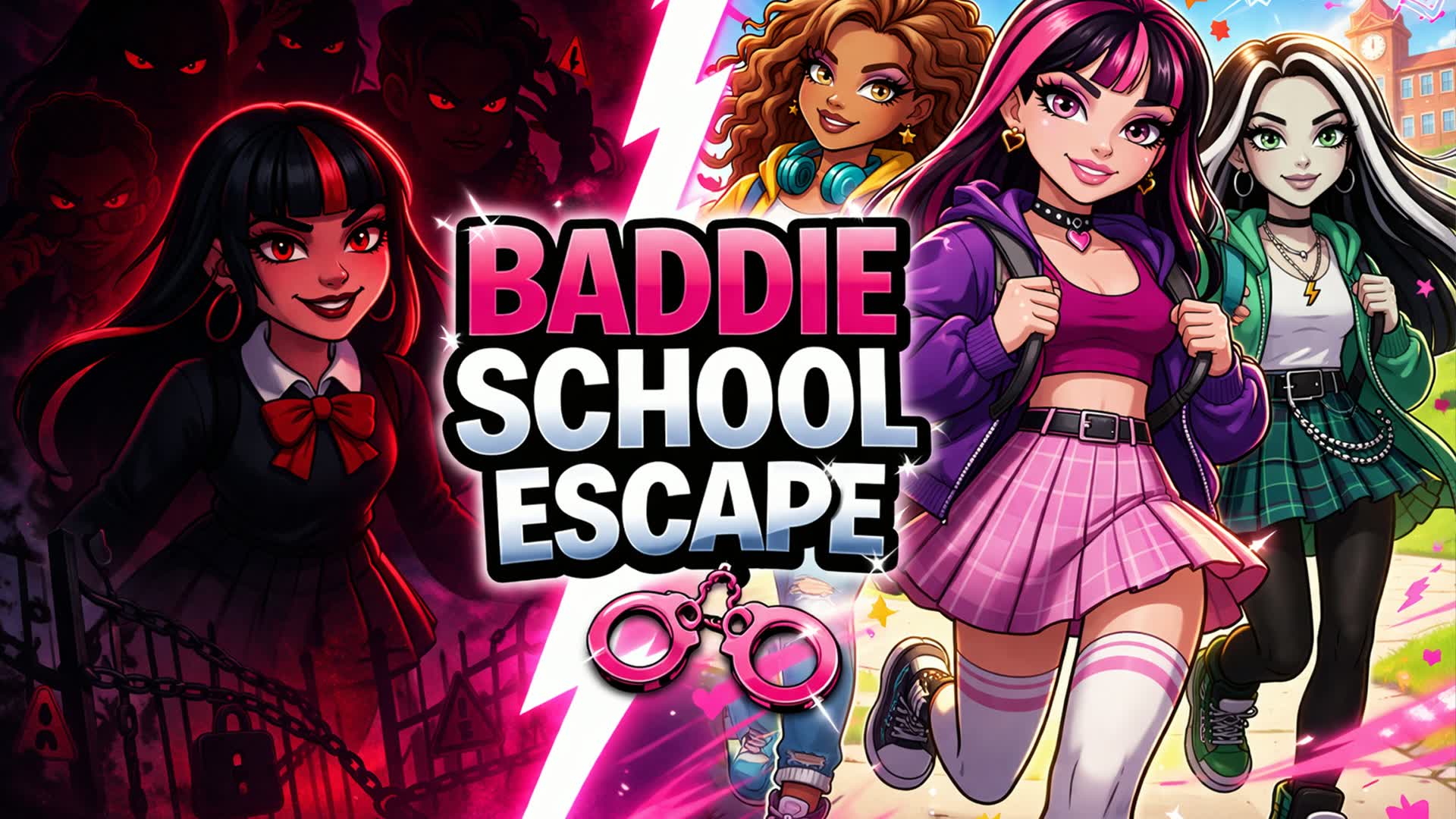Baddie School Escape [HORROR] — Fortnite Creative map
