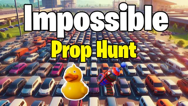 Impossible Prop Hunt — Fortnite Creative map cover art