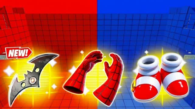 RED VS BLUE IMPACT THE FUTURE🔴🔵 — Fortnite Creative map