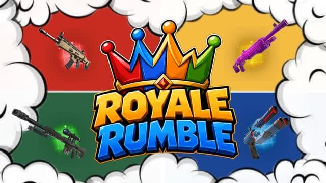 ROYALE RUMBLE — Fortnite Creative map cover art