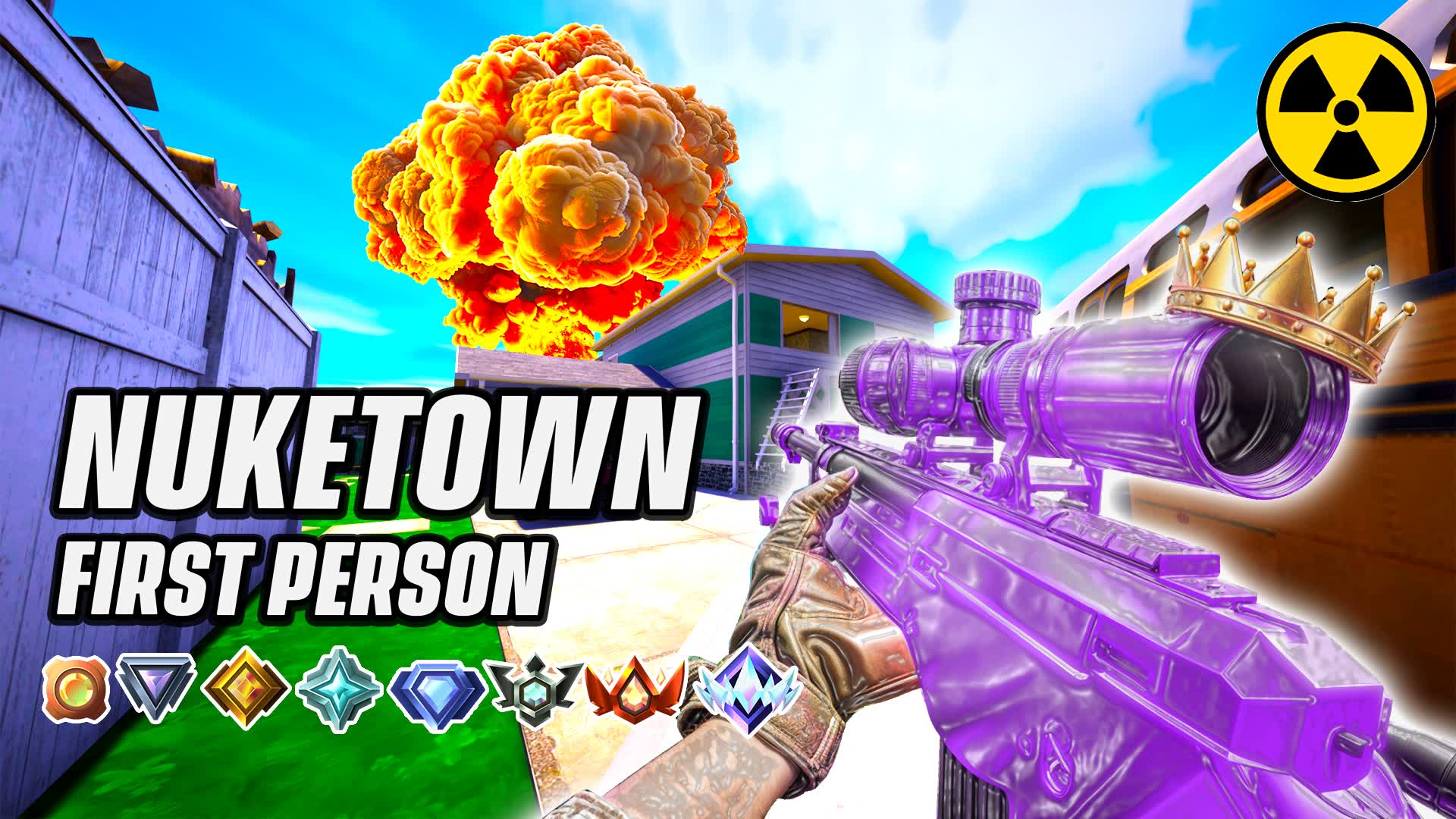 NUKE CITY GUN GAME ⭐ — Fortnite Creative map