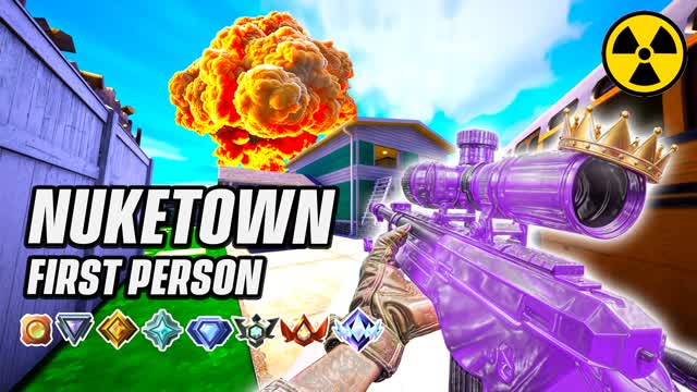 NUKE CITY GUN GAME ⭐ — Fortnite Creative map cover art