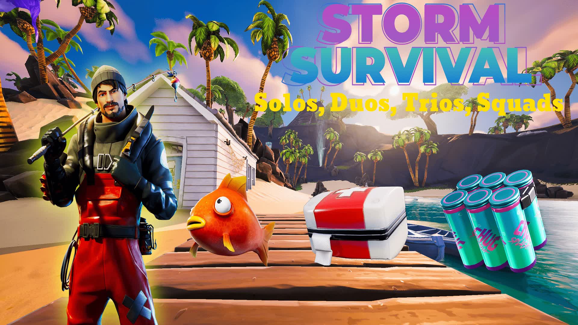 STORM SURVIVAL - Heal Off — Fortnite Creative map