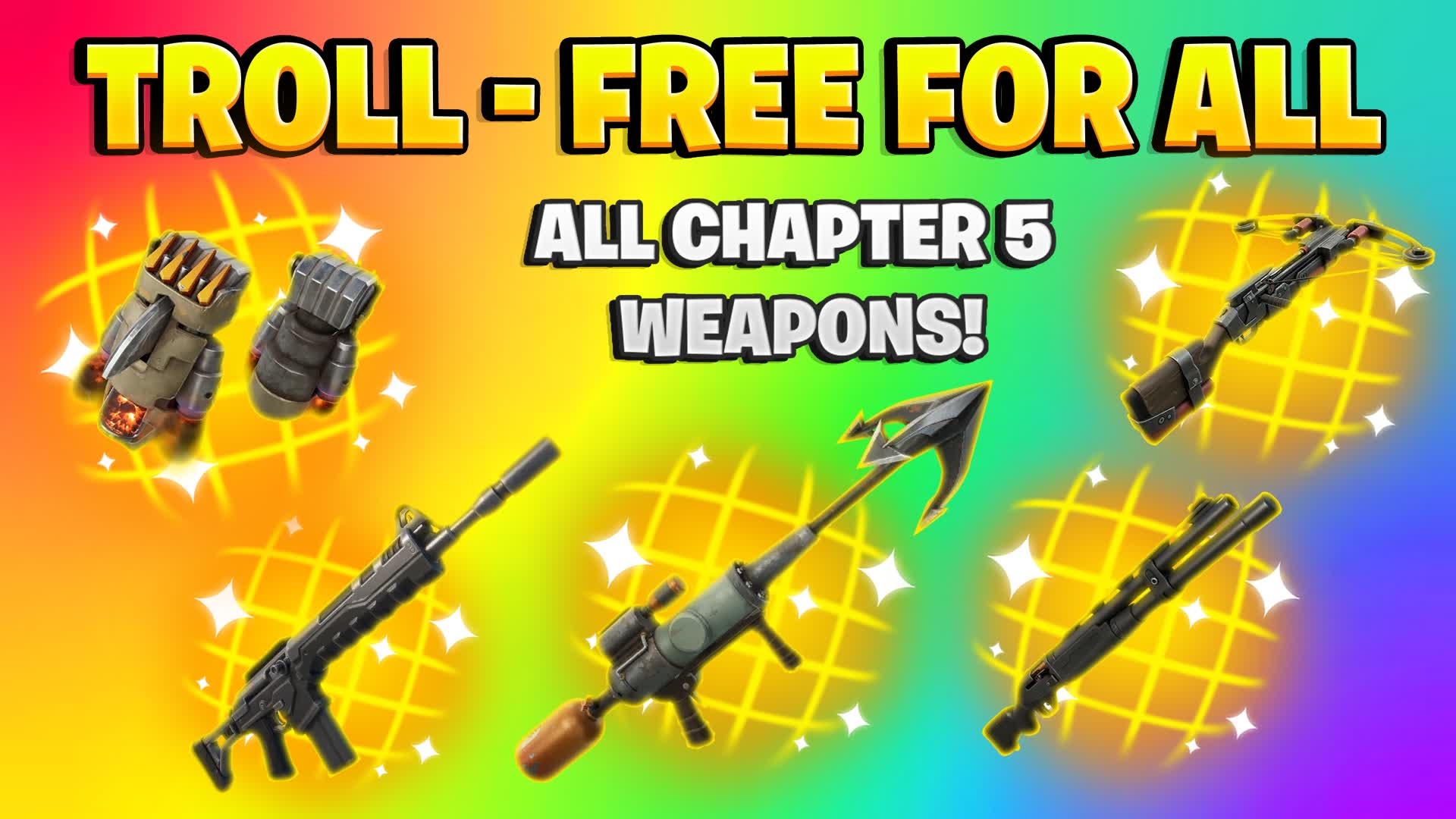 Every Weapon - Free For All — Fortnite Creative map
