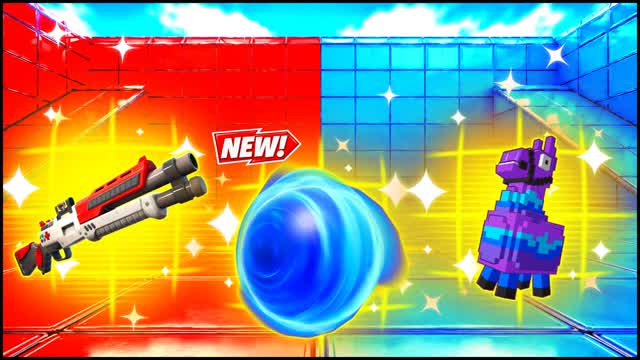 RED VS BLUE CREW BOND 🔴🔵 — Fortnite Creative map cover art