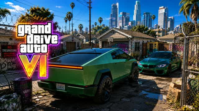 ()()GRAND DRIVE AUTO VI 6()()()( — Fortnite Creative map cover art