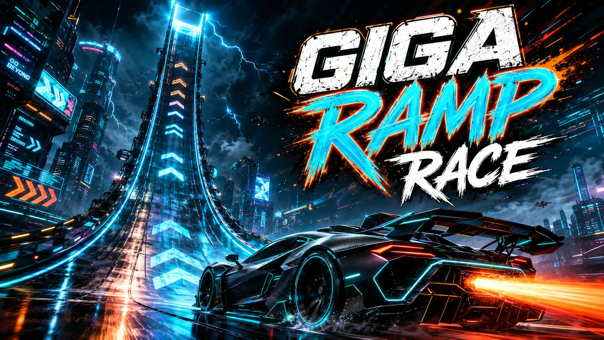 GIGA RAMP RACE — Fortnite Creative map