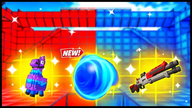 RED VS BLUE FUTURE MARK 🔴🔵 — Fortnite Creative map cover art
