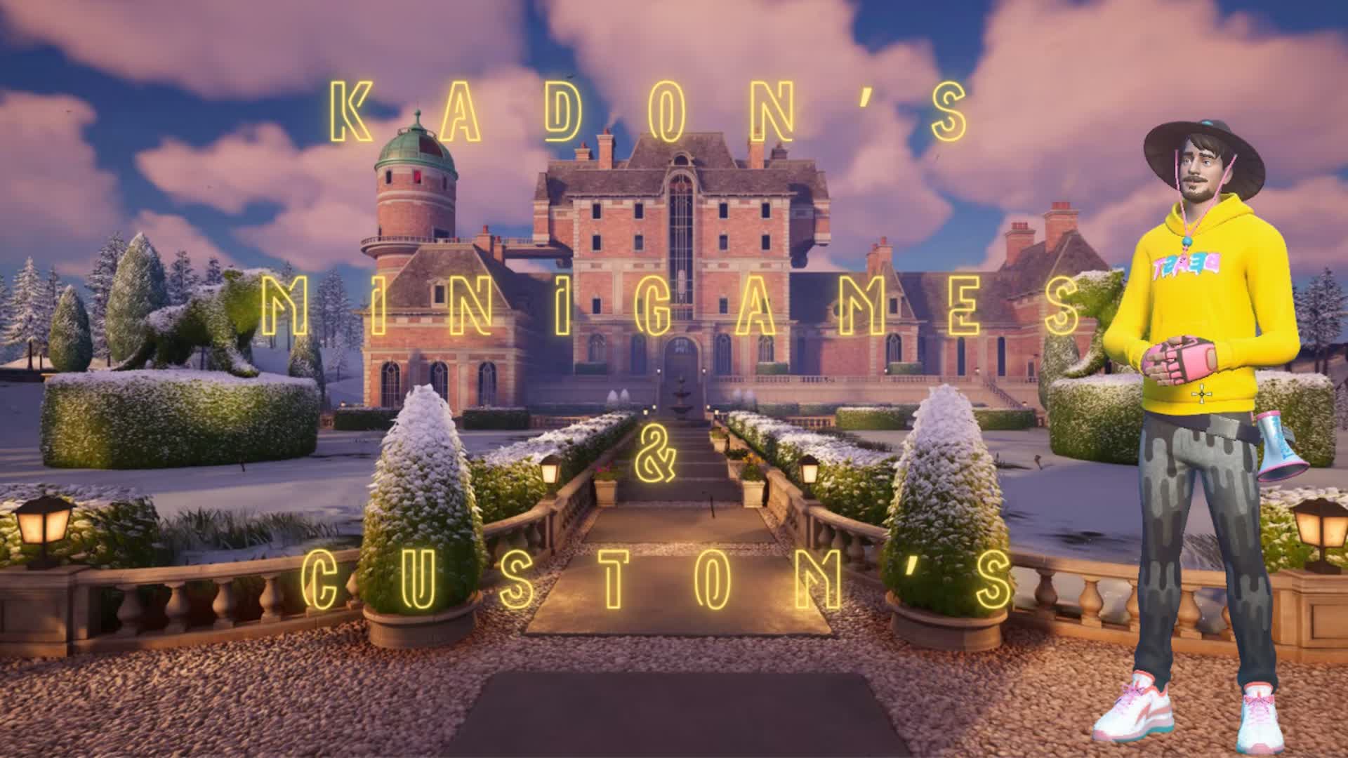 Kadon's Minigames + Customs — Fortnite Creative map