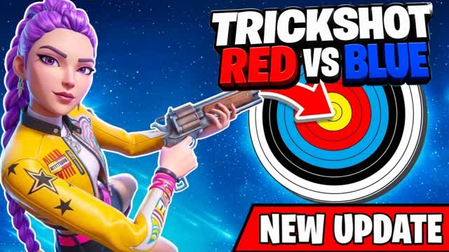 🎯CRAZY TRICK SHOT RED VS BLUE🔴🔵 — Fortnite Creative map