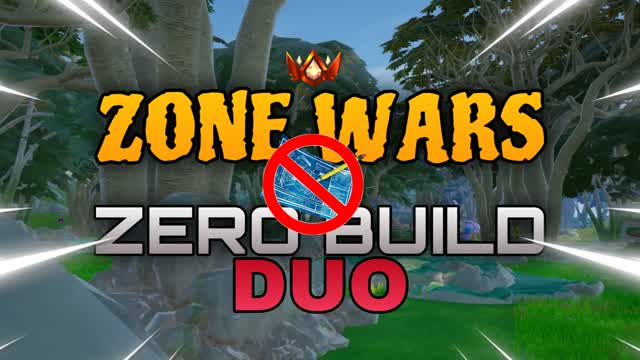 Zone Wars - Zero Build — Fortnite Creative map cover art
