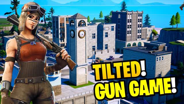 0G TILTED GUN GAME — Fortnite Creative map cover art