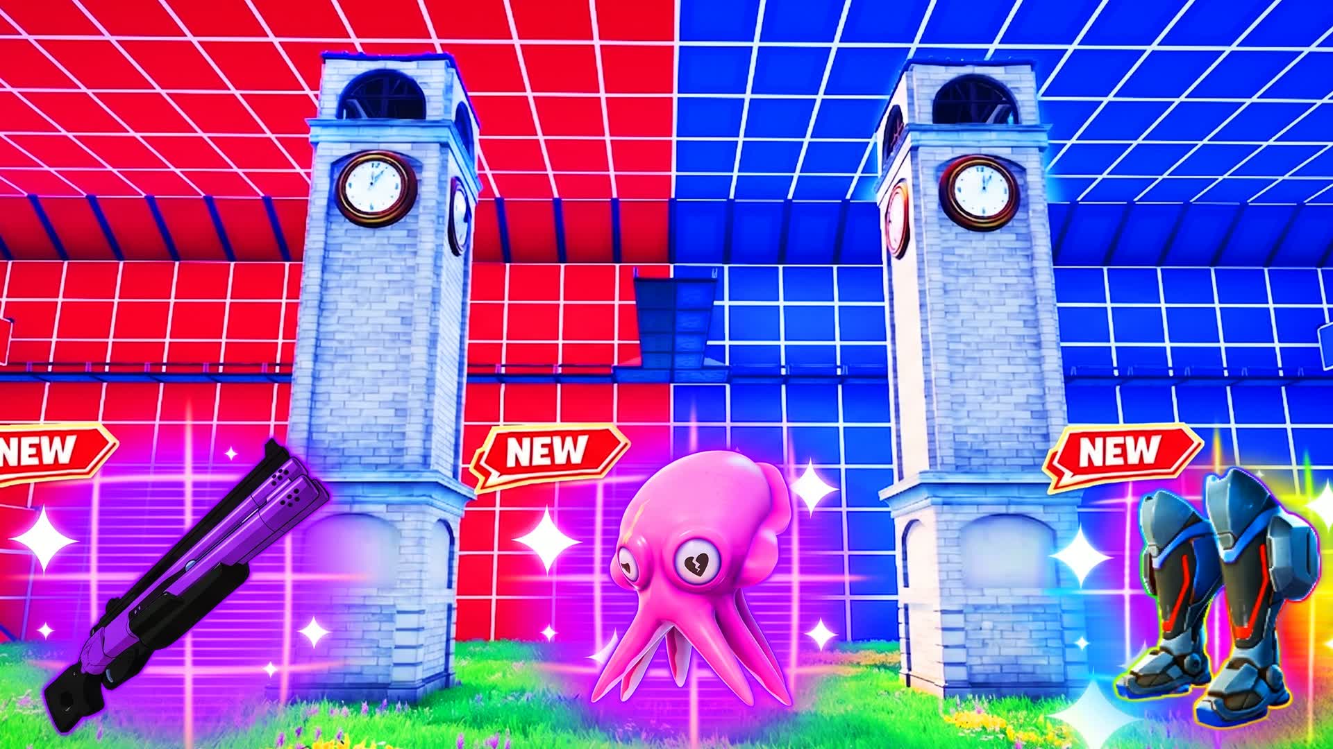 RED RVB BLUE🔴VS🔵 — Fortnite Creative map