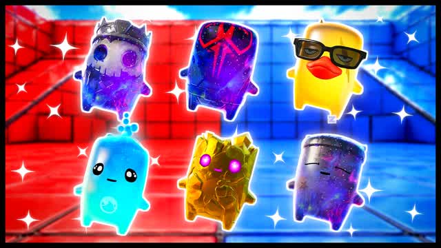 MOTION PROOF RED VS BLUE 🔴🔵 — Fortnite Creative map cover art