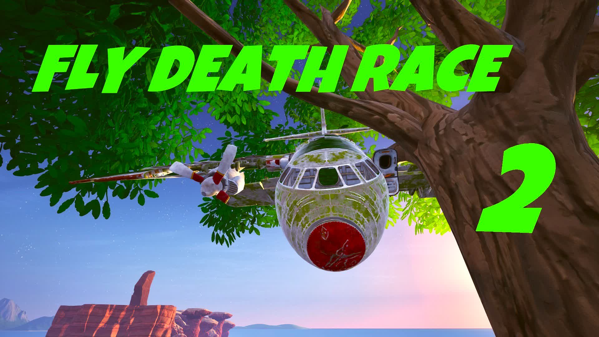 FLY DEATH RACE 2 — Fortnite Creative map
