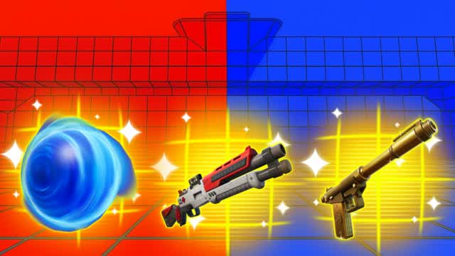 🔴🔵 RED VS BLUE LAST FOCUS — Fortnite Creative map cover art