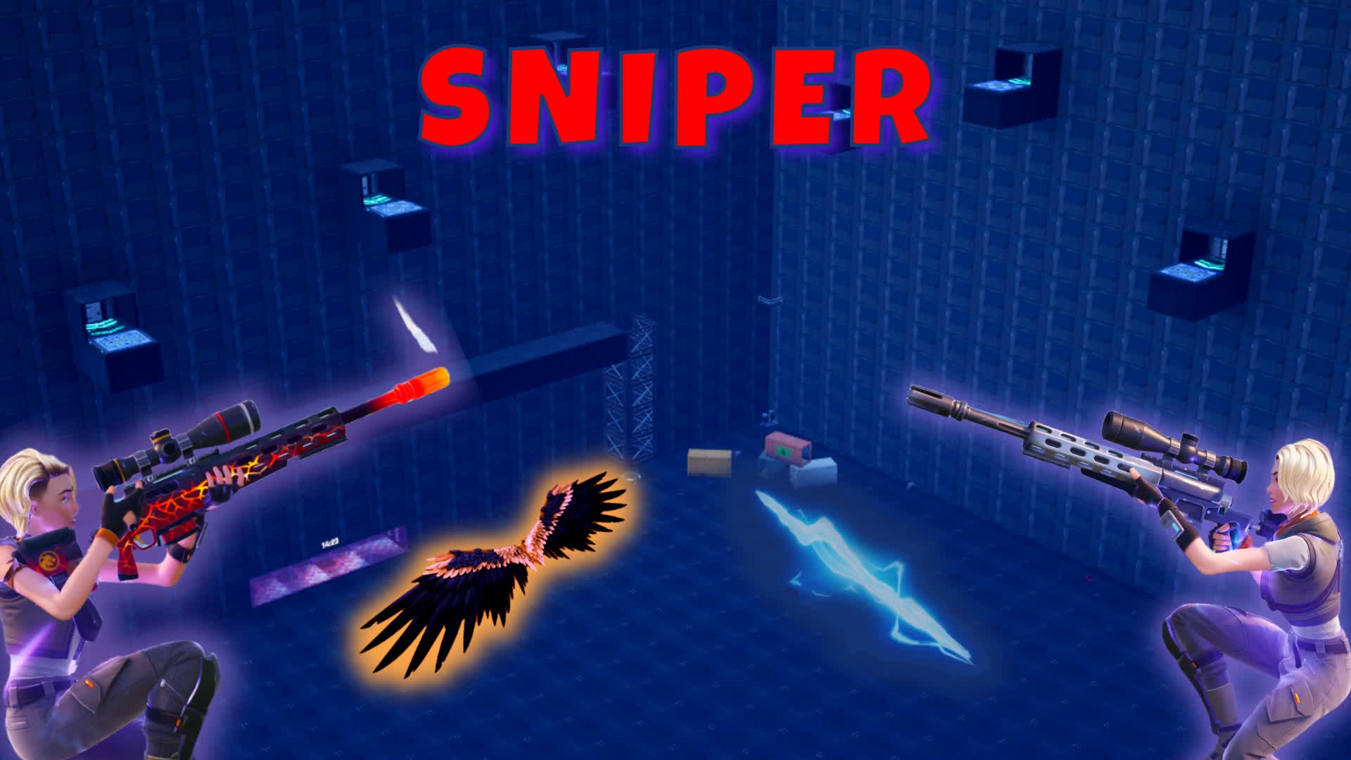 Crazy One Shot Snipers — Fortnite Creative map