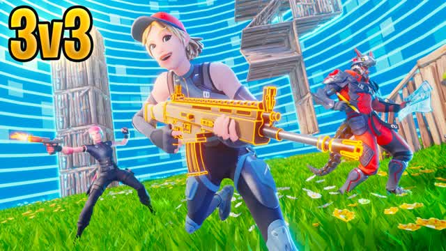 Peaches 3v3 Realistics — Fortnite Creative map cover art