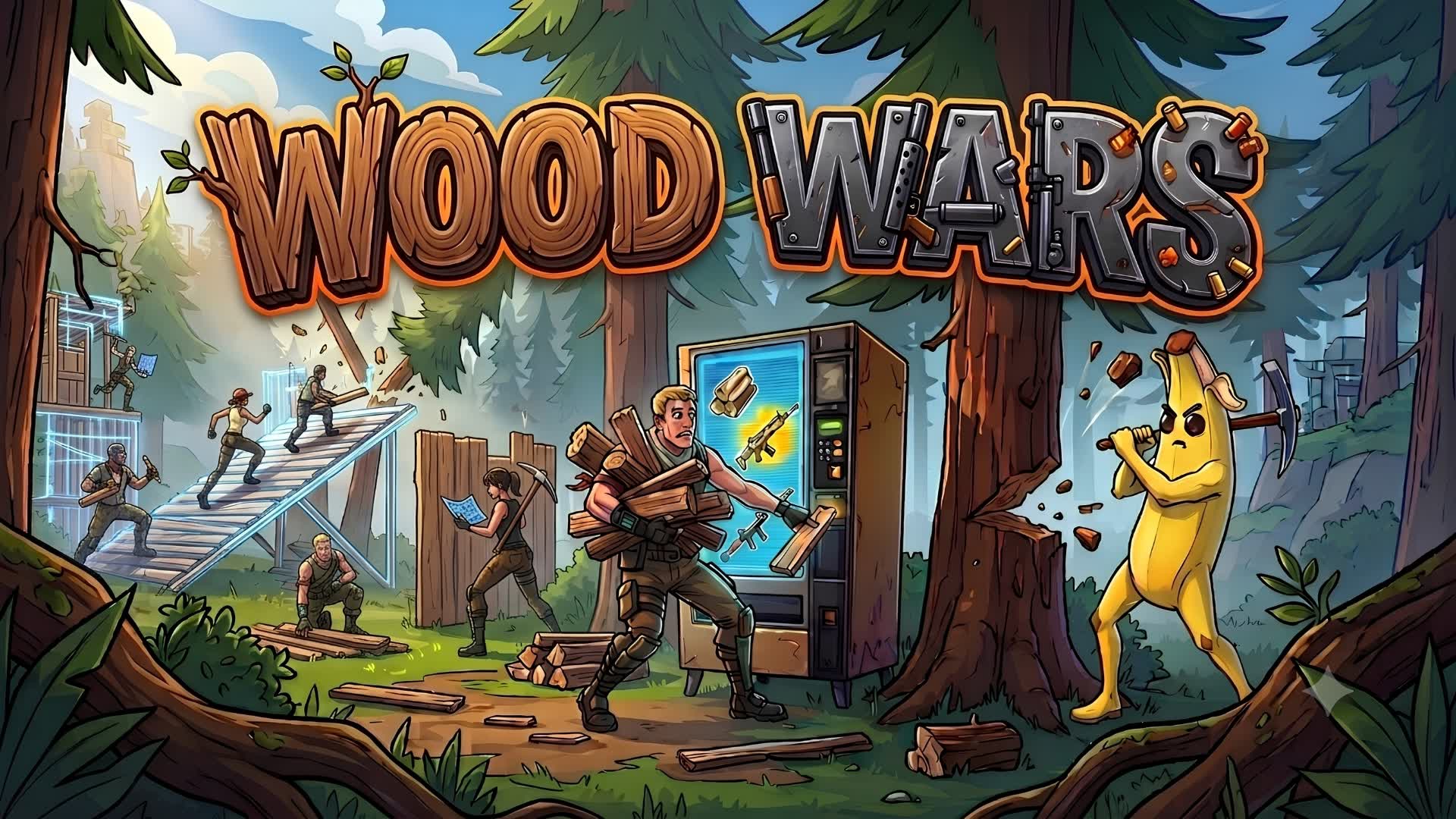 Wood Wars — Fortnite Creative map