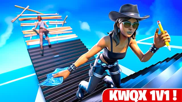 KWQX 1V1 BUILD FIGHT — Fortnite Creative map