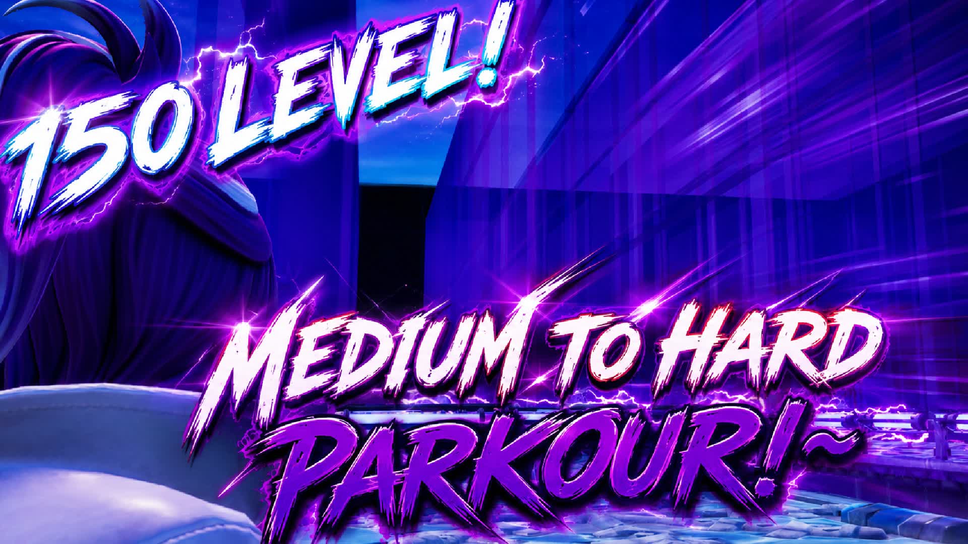 150 Level Medium-Hard Parkour — Fortnite Creative map