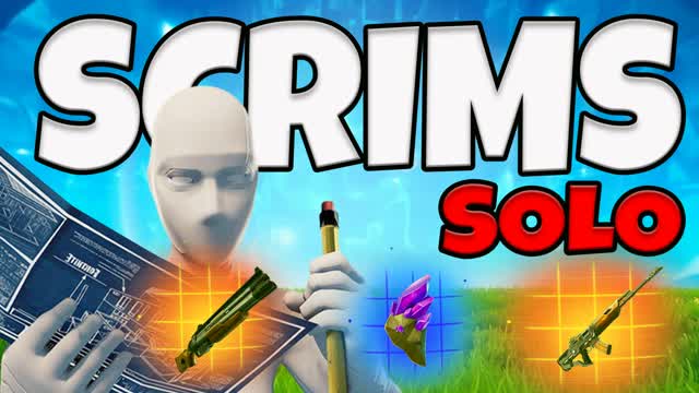 Scrims 1v1v1 Solo [14 Players] — Fortnite Creative map cover art