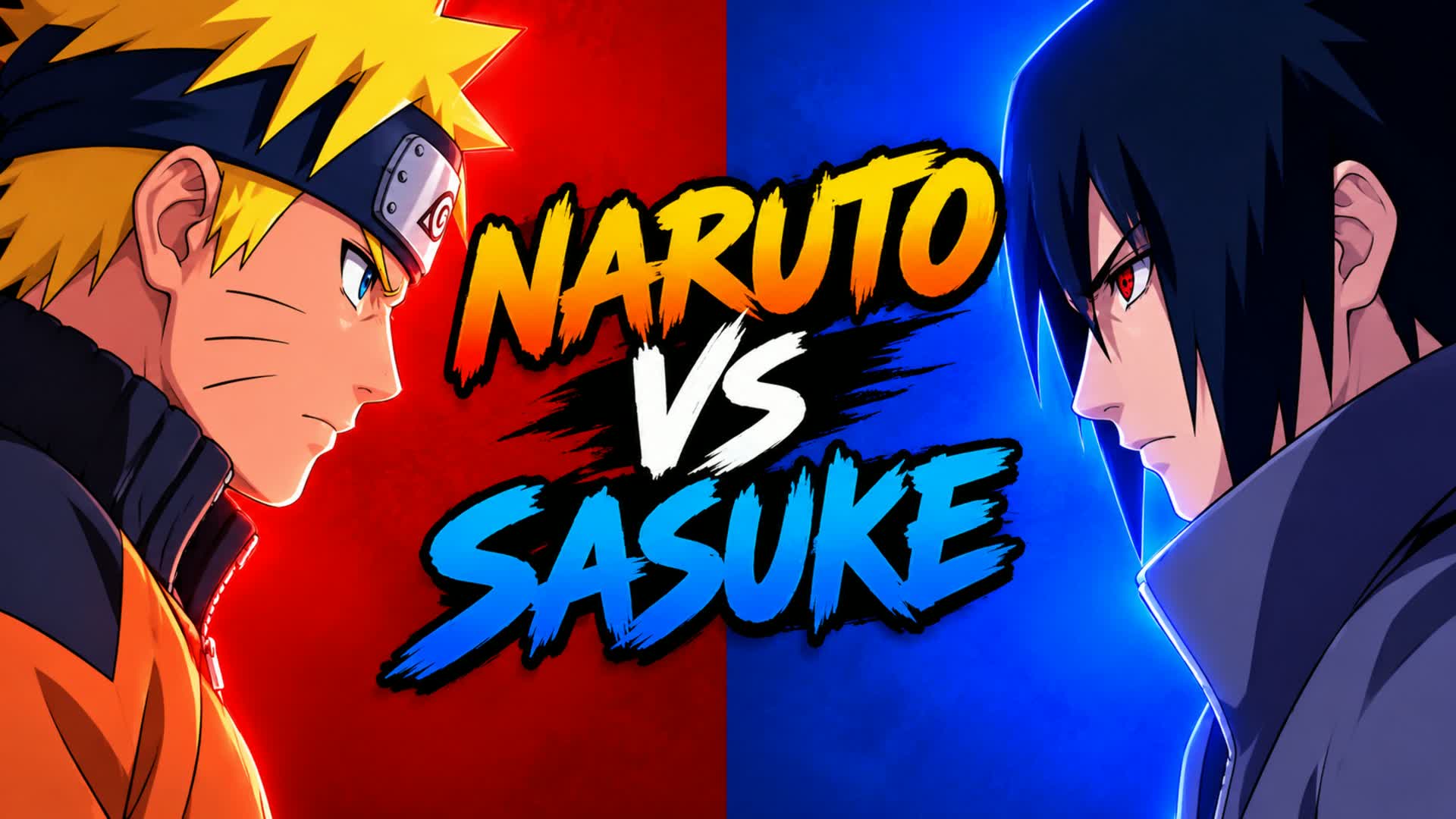 NARUTO VS SASUKE RVB 🔴🔵 — Fortnite Creative map