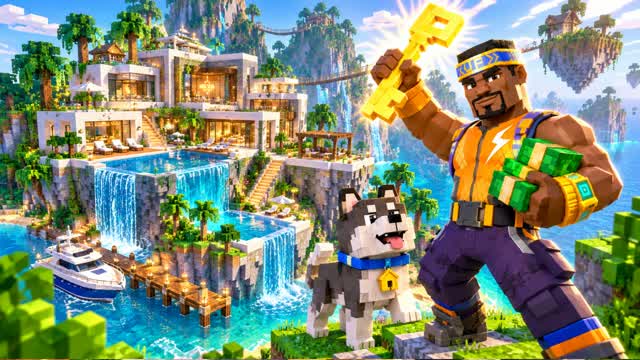 LUXURY BLOCK MANSION TYCOON — Fortnite Creative map