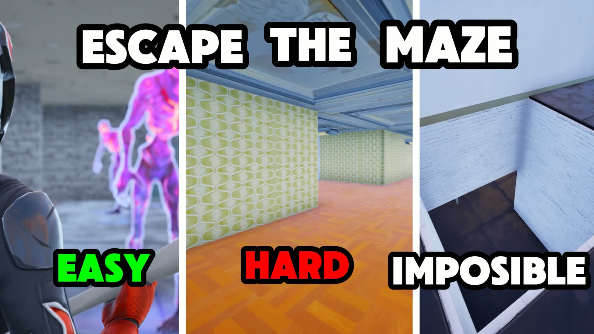 ESCAPE THE MAZE: ONE WAY OUT🧩 — Fortnite Creative map