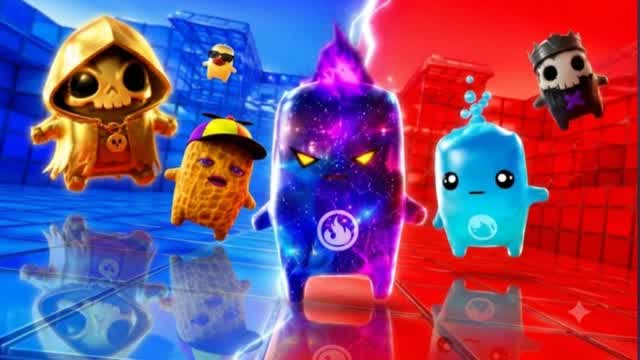 RED VS BLUE 527384862 — Fortnite Creative map cover art