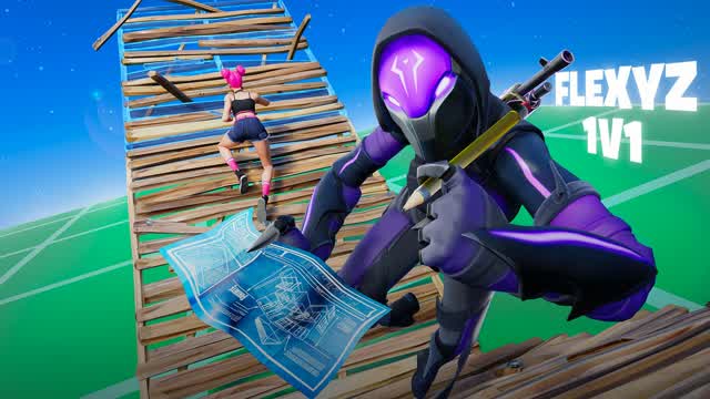 FLEXYZ 1V1 BUILD FIGHT (200 PUMPS) — Fortnite Creative map cover art