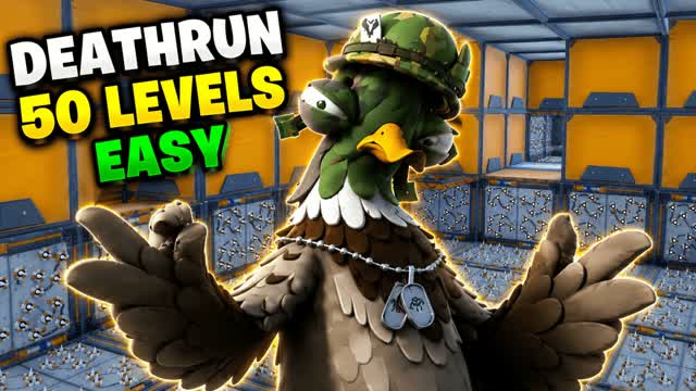 DEATHRUN 50 LEVELS EASY 🔥 — Fortnite Creative map