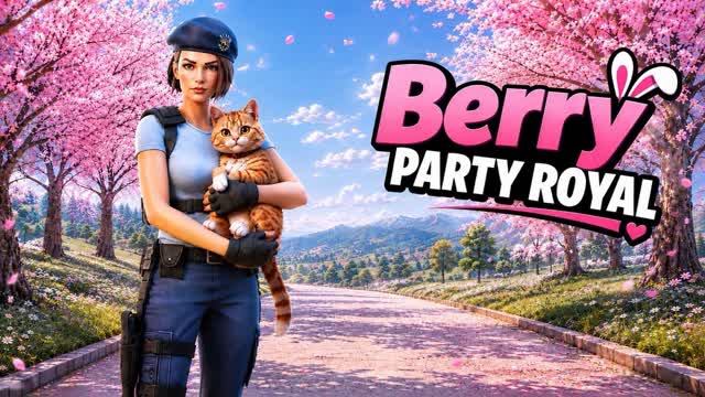 Berry Party Royal — Fortnite Creative map cover art