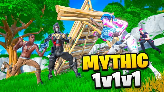 MYTHIC 1V1V1 RELOAD ZONE WARS REALISTICS — Fortnite Creative map cover art